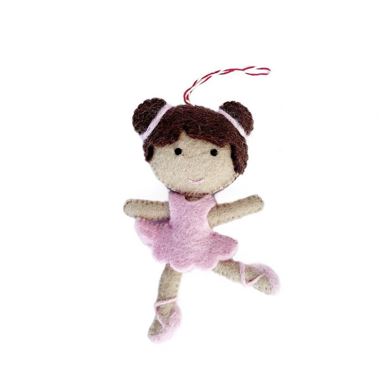 Wool Ballerina Ornament