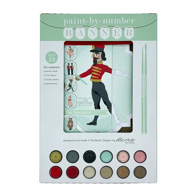 Nutcracker Paint-by-Number Banner Kit