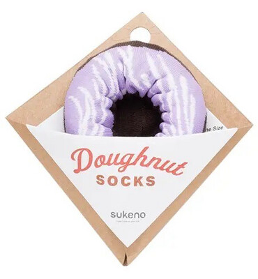 Doughnut Socks - Lavender Swirl 