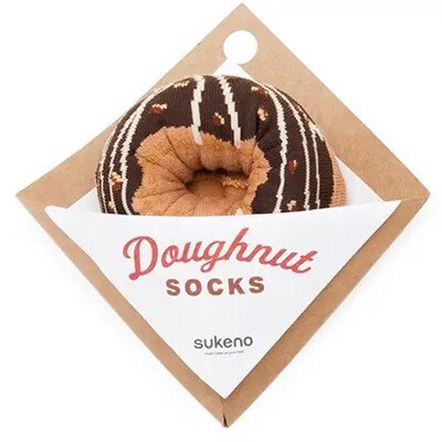 Doughnut Socks - Chocolate Glazed 