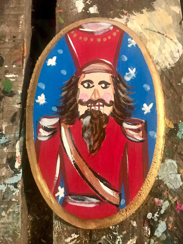 Handpainted Nutcracker Ornament