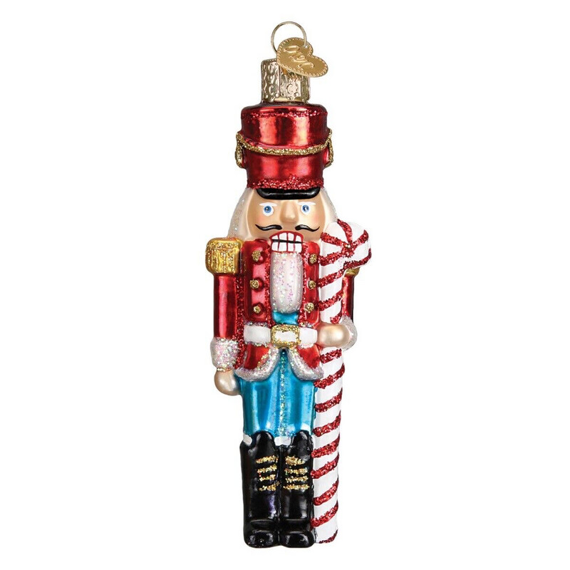 Peppermint Nutcracker Ornament 44082