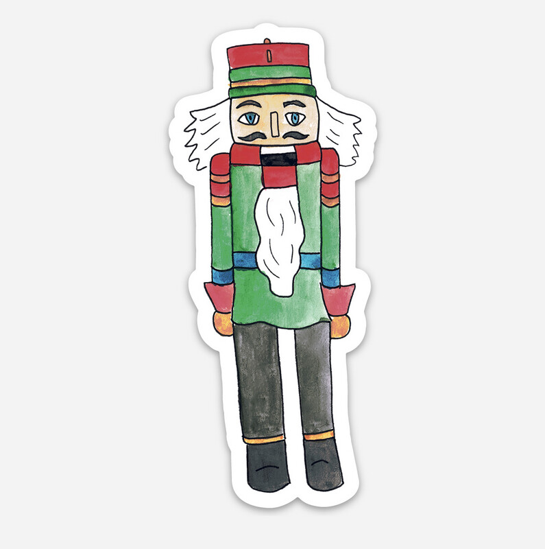 Nutcracker Die Cut Sticker