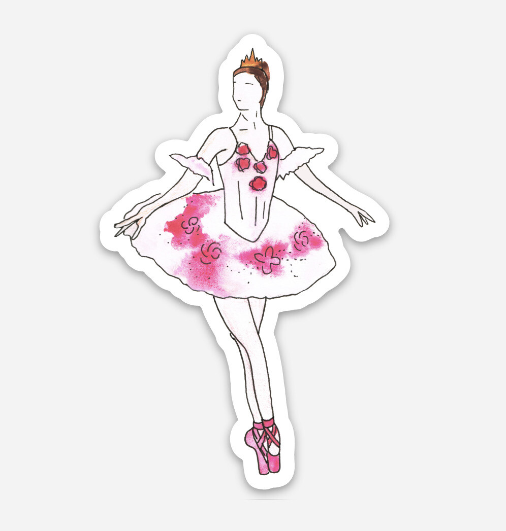 Sugar Plum Fairy Die Cut Sticker