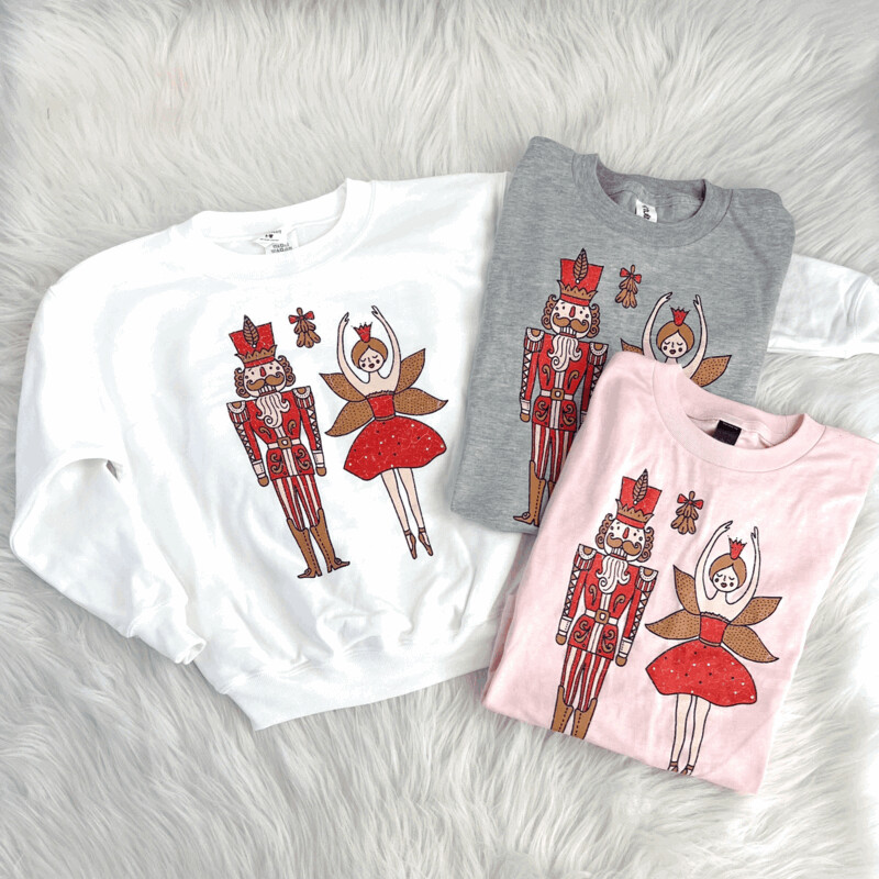 Girls' Pink Nutcracker T-Shirt