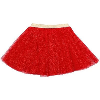 Red Sparkle Tutu Skirt