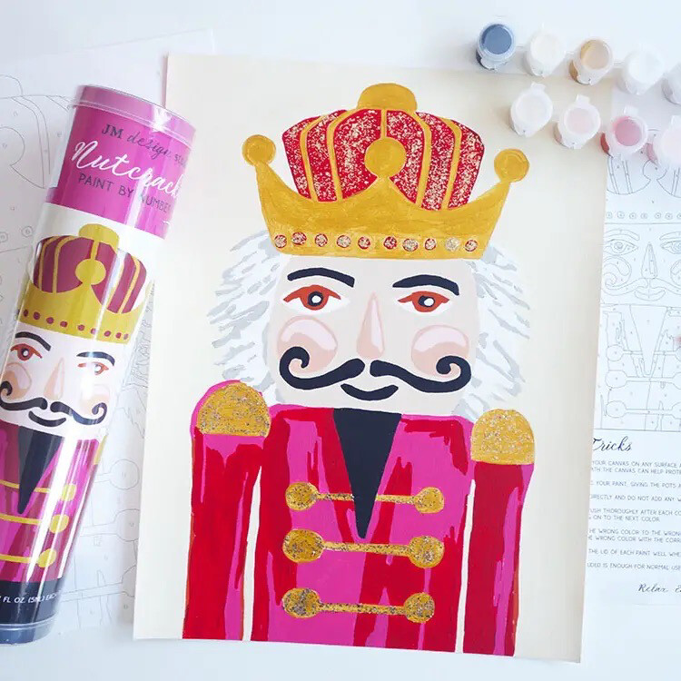 Nutcracker Paint By Number - Red Hues