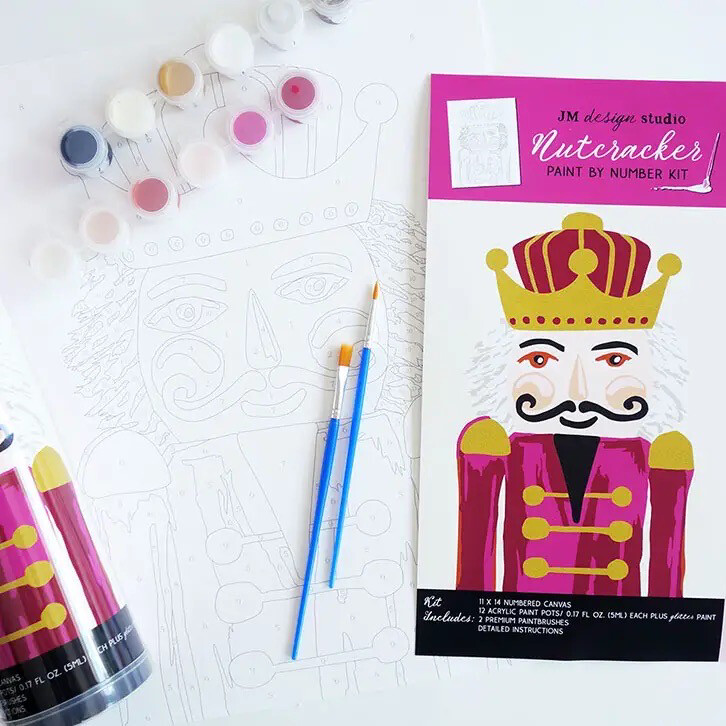 Nutcracker Paint By Number - Red Hues