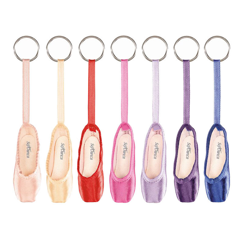 Mini  Pointe Shoe Keychain KC40
