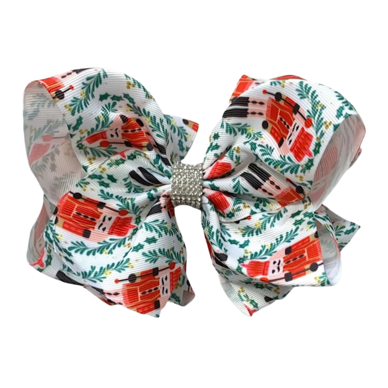 Nutcracker Hair Bow
