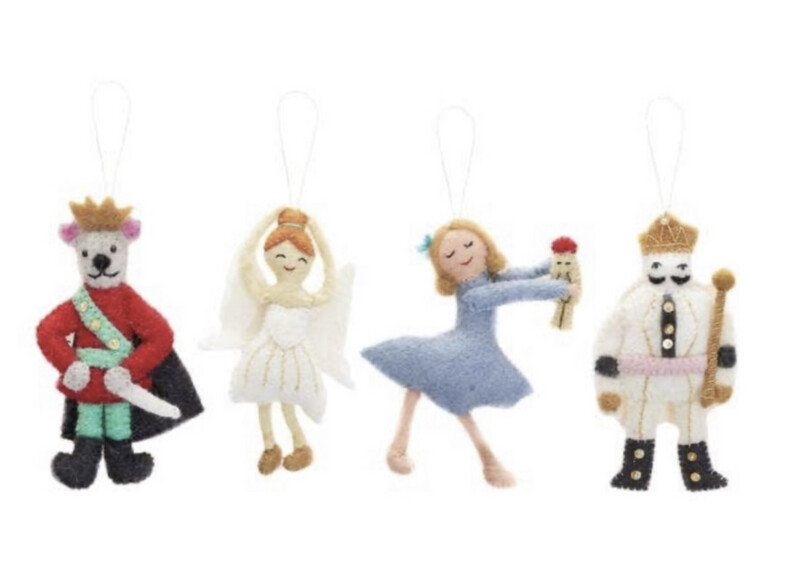 Nutcracker Felt Ornament
