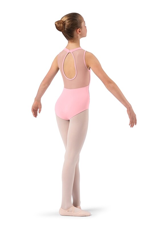 CL4185 Lace Mesh Tank Leo