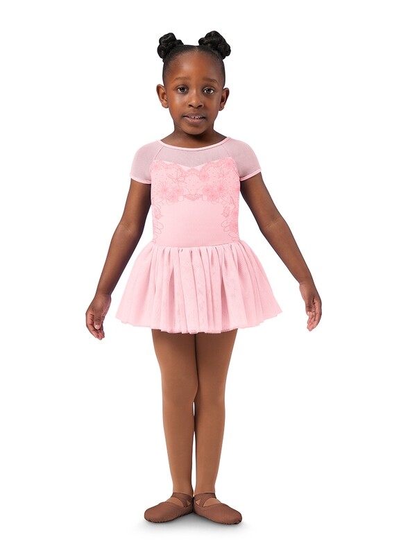 CL4192 Lace Cap Sleeve Tutu Dress