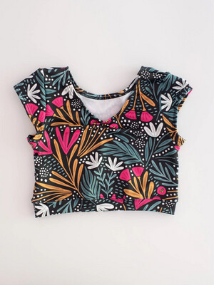 Dark Pink Crop Top