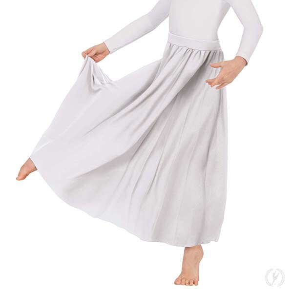 13778C - circle skirt WHITE