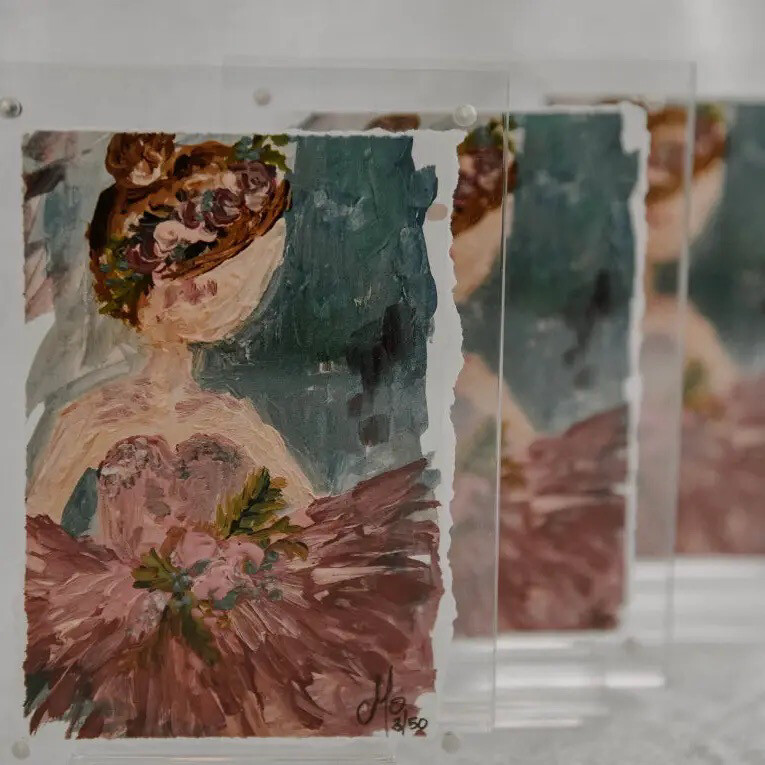 Ballerina in Acrylic Frame