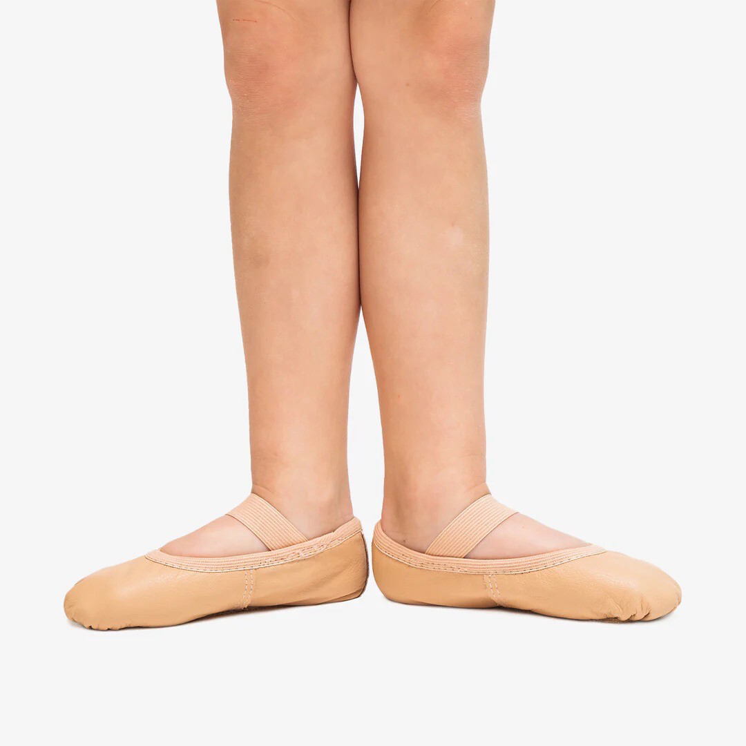 Child Leather Ballet Shoes SD69S SAND
