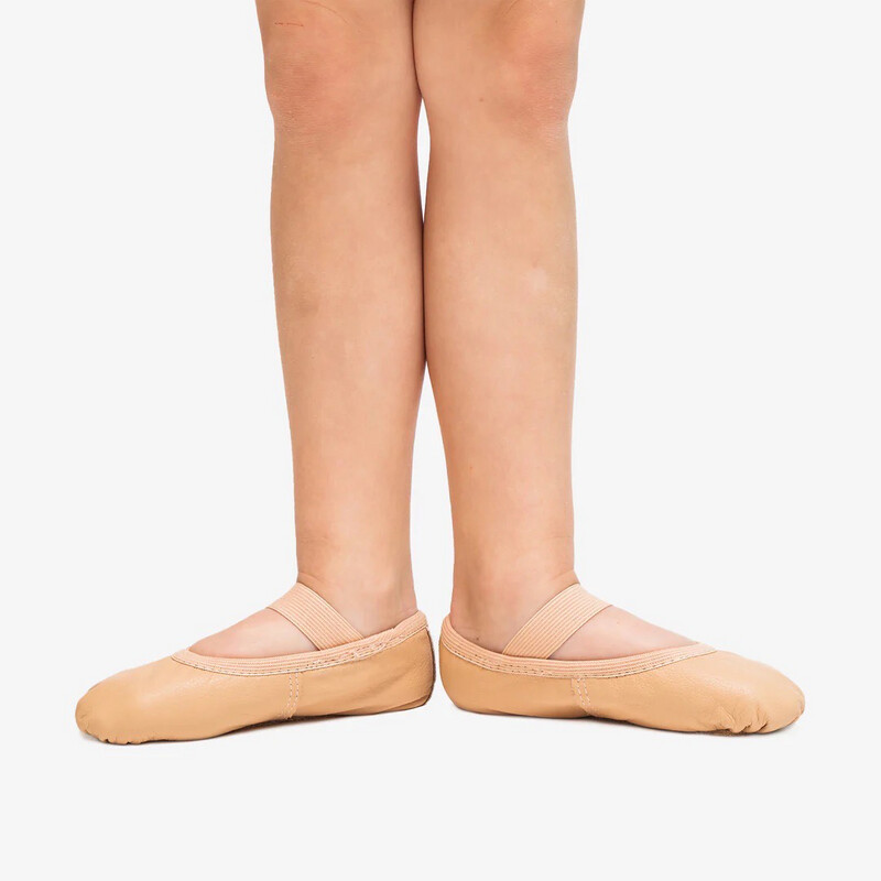 Child Leather Ballet Shoes SD69S SAND