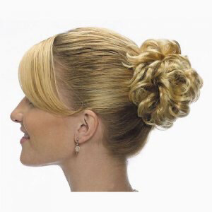 4121G BLACK hair scrunchie