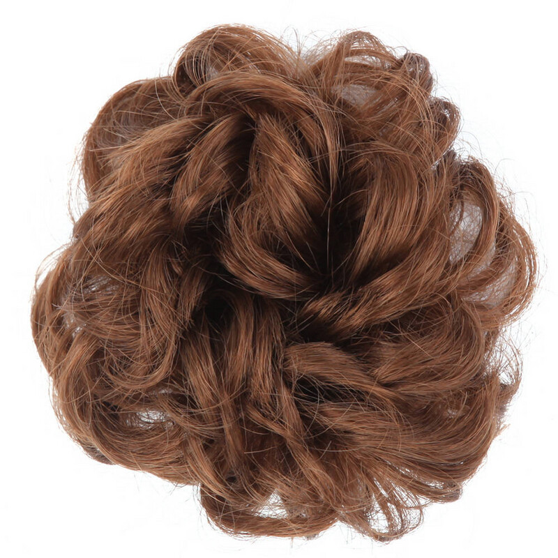 4121D LIGHT BROWN hair scrunchie