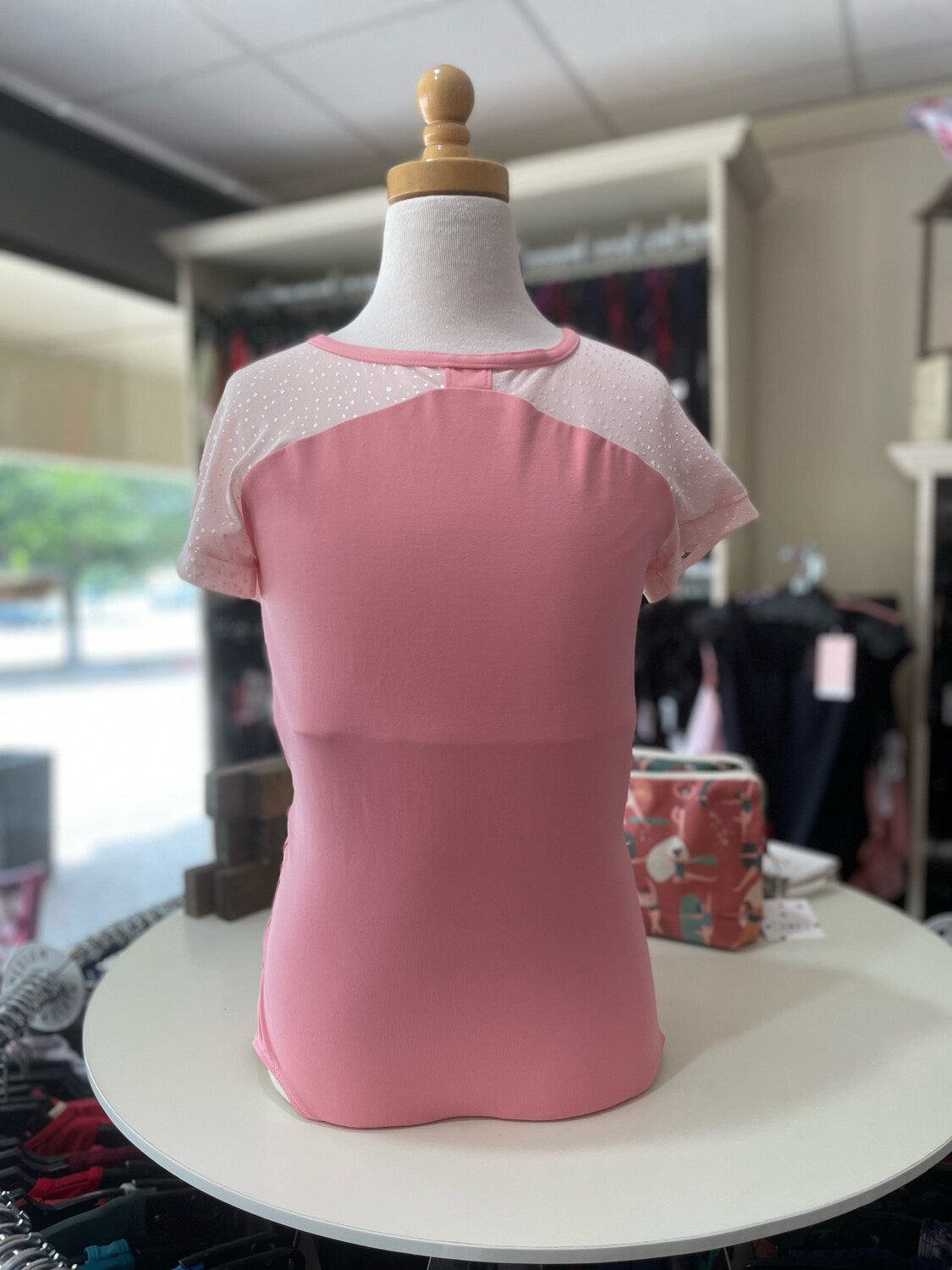 Dot Cap Sleeve Leo1006ME 