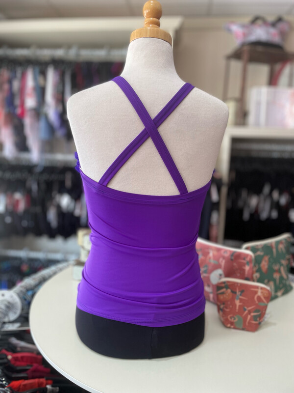 Ruffle Top Purple XLC