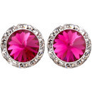 15mm Performance Earrings - Fuchsia