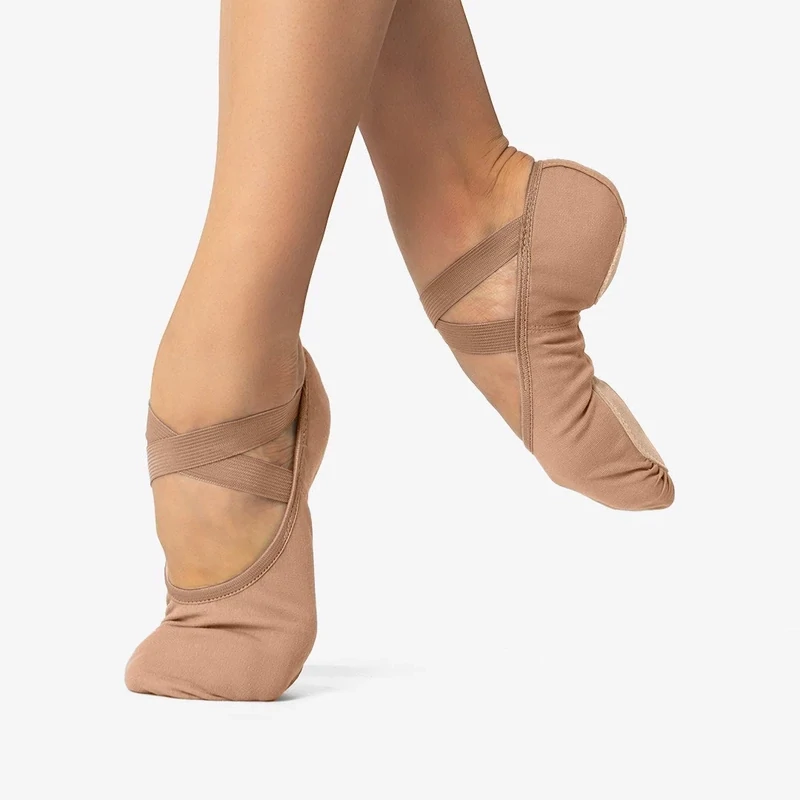 Adult Canvas Ballet Shoes SD16L SUNTAN