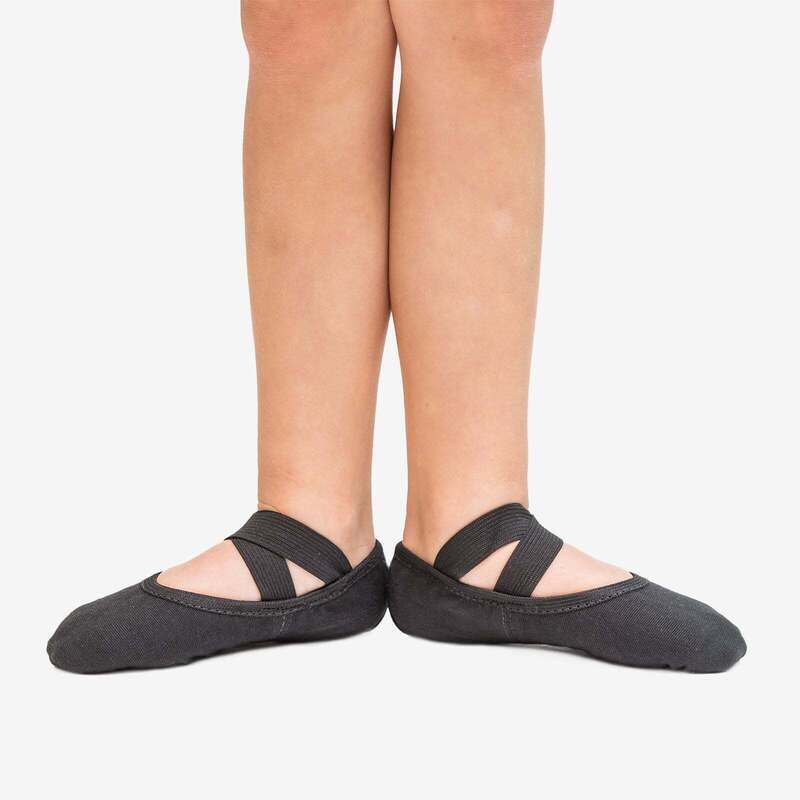 Child Canvas Ballet Shoes SD16S BLK