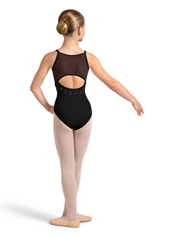 Mesh Back Cami Leotard CL4227