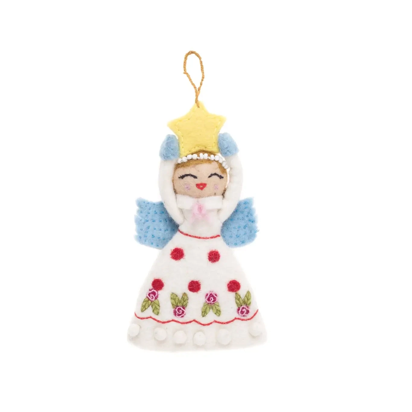 Angel Ornament Joy - White