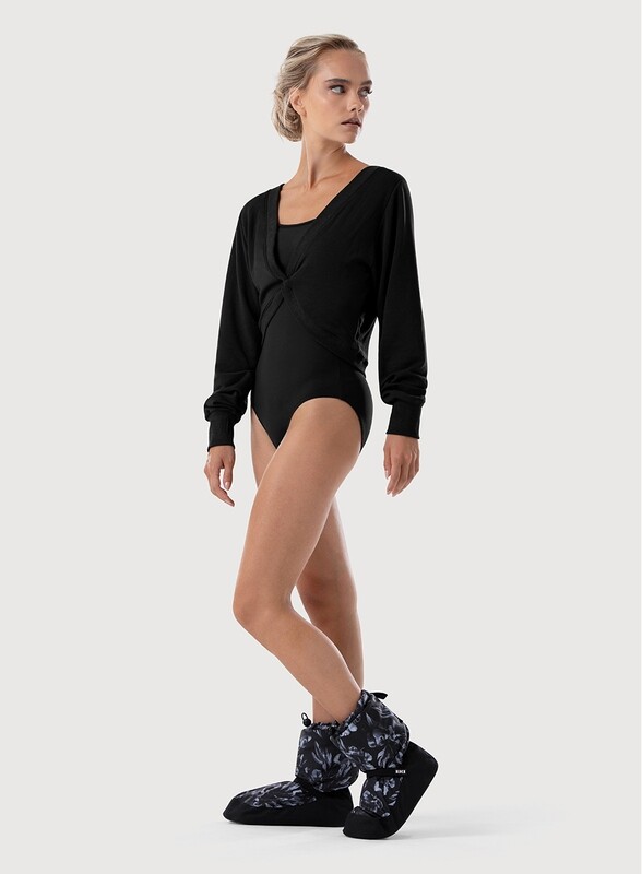 Print Warm Up Booties IM009BP-BLKF