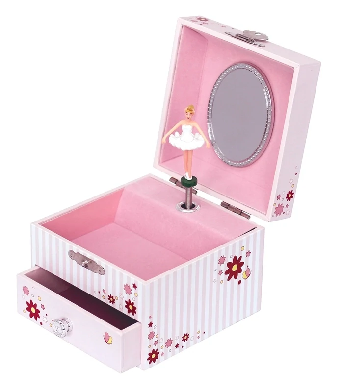 Ballerina Music Box - Striped S20933