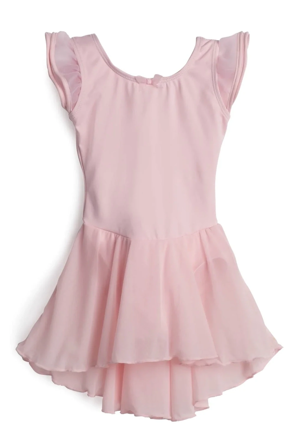 Flutter Sleeve Skirted Leotard