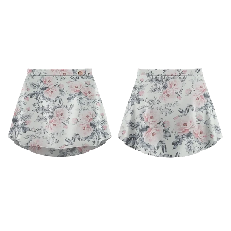 Rose Mesh Skirt S0061L