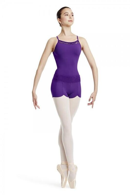 M2095LM - PLUM mesh back cami Leo