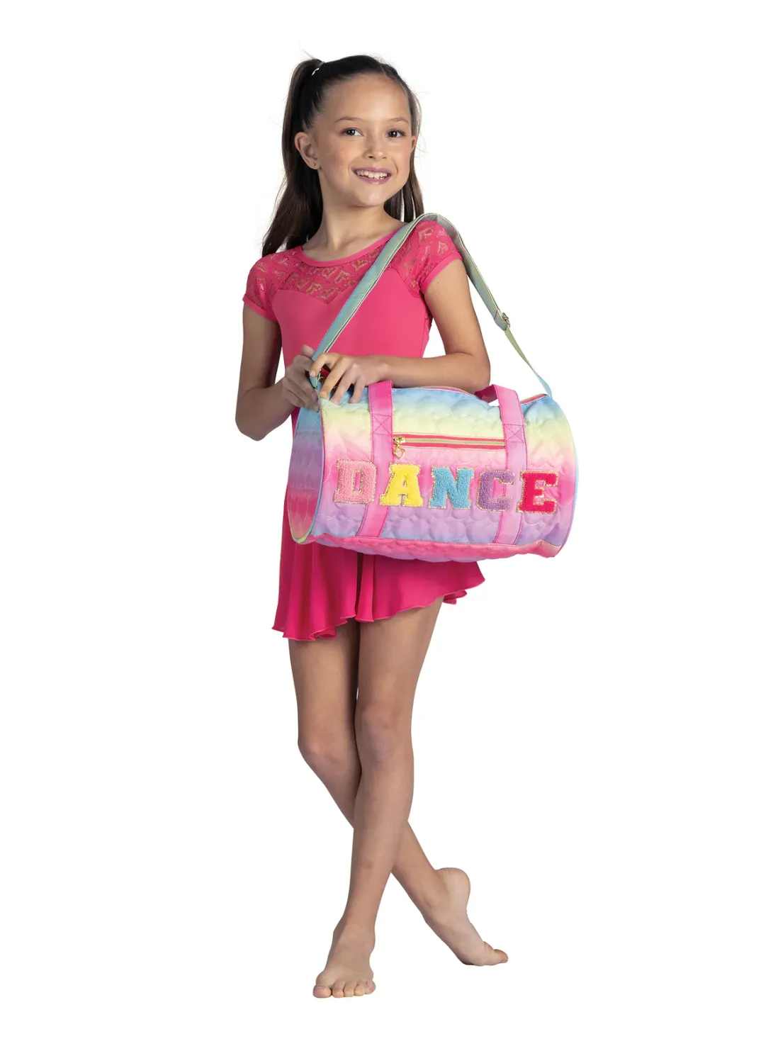Quilted Hearts Rainbow Duffle B24501