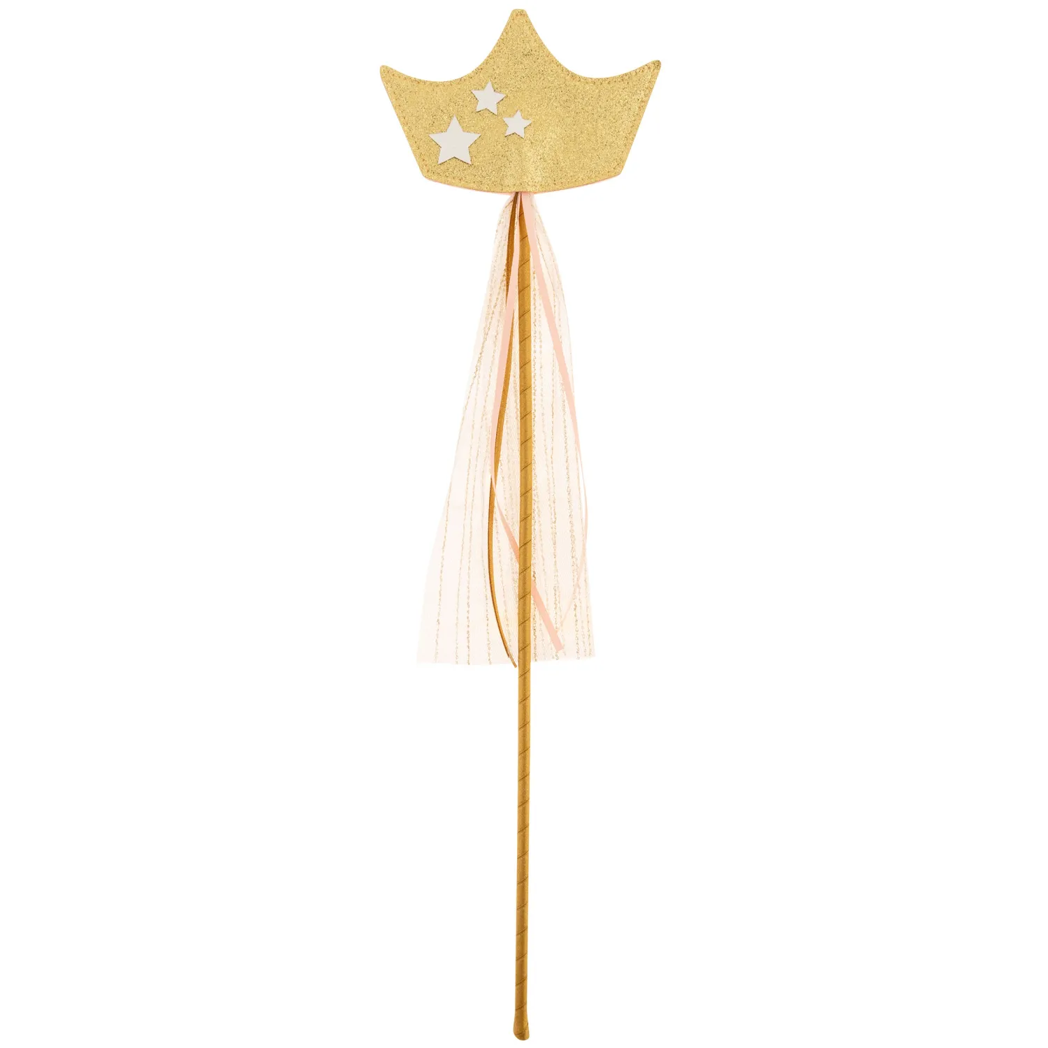 Dress Up Wand - Gold Crown