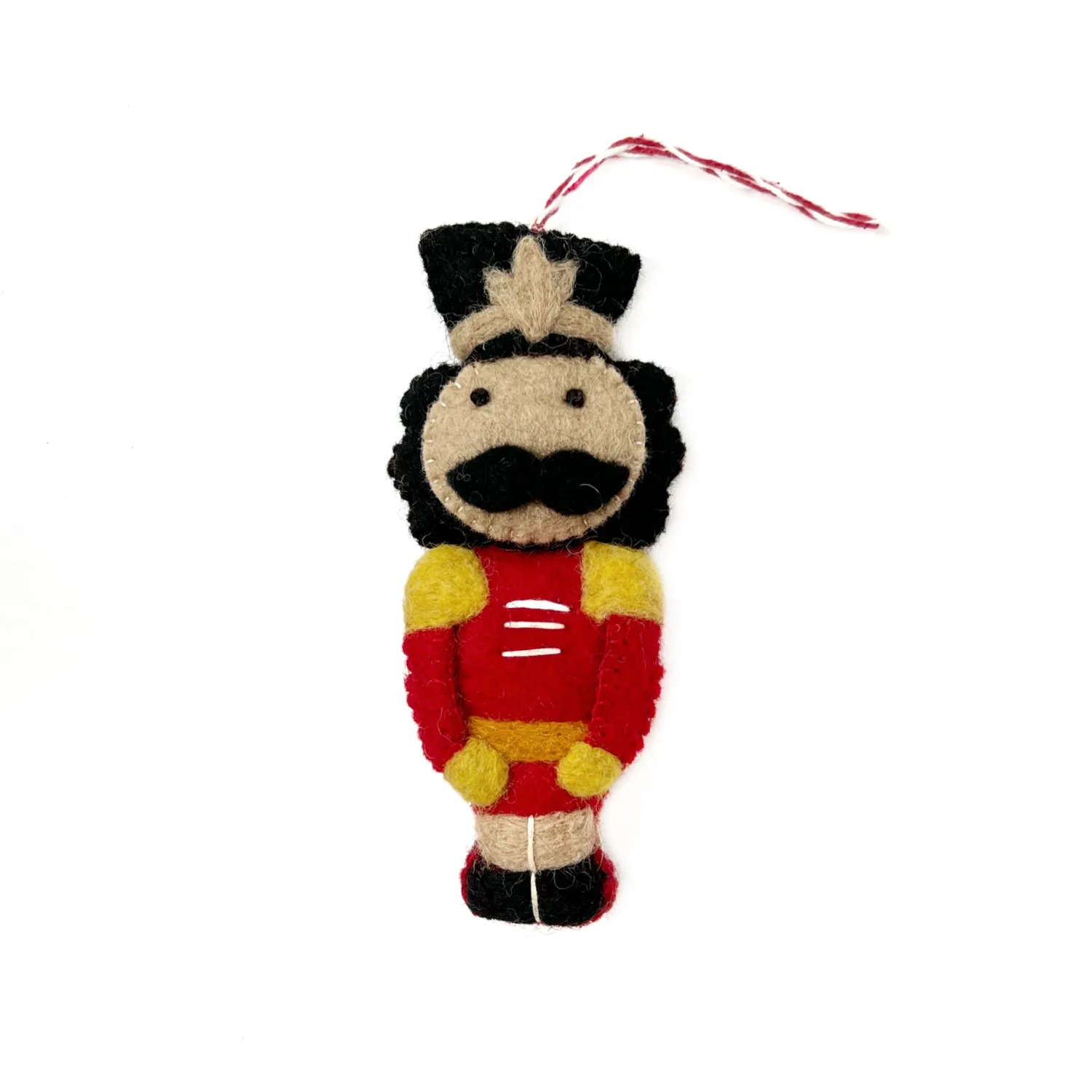 Nutcracker Felt Wool Christmas Ornament