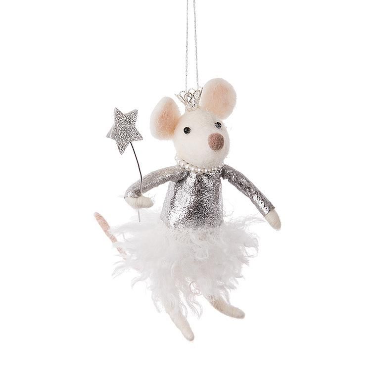 Princess Mouse Ornament (wand) SKU 27-MERINO-458
