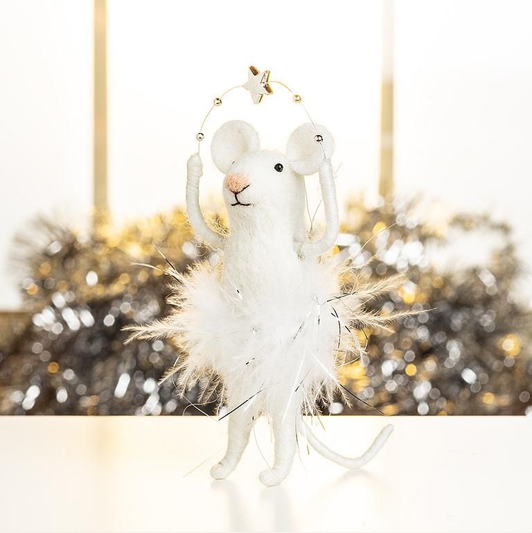Princess Mouse Ornament  (garland) SKU 27-MERINO-590