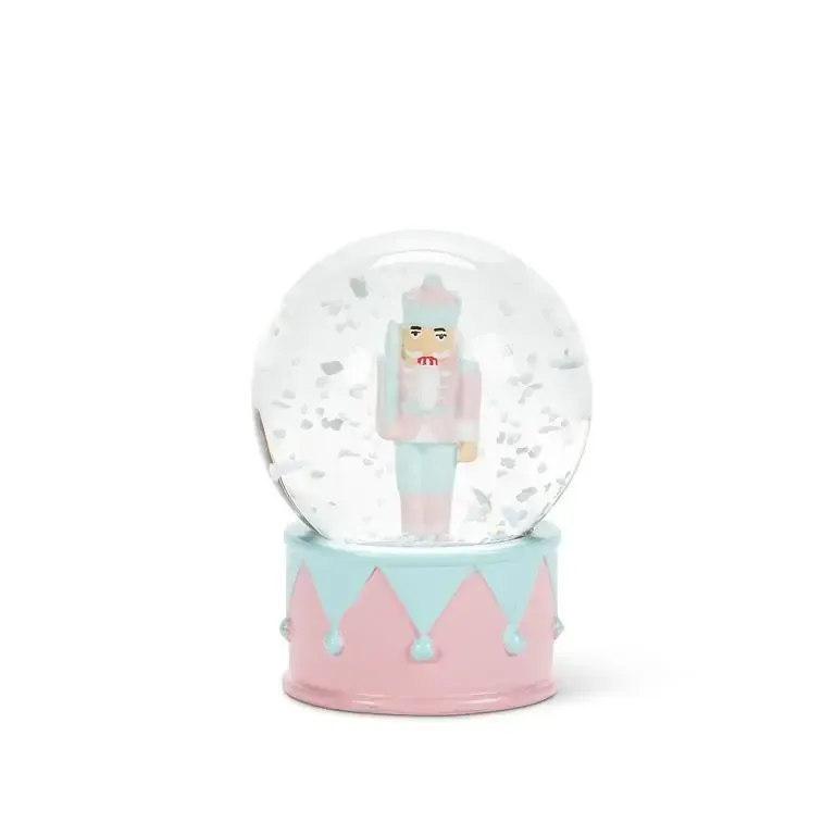 Small Pastel Nutcracker Snow Globe SKU 27-SHAKE-7226