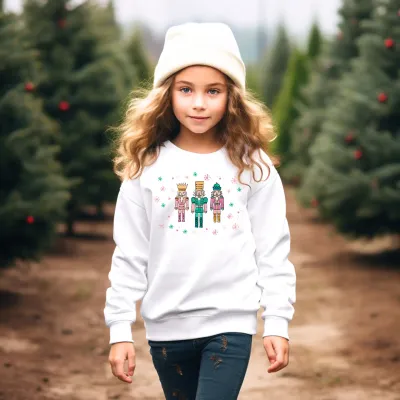 Girls&#39; Pastel Nutcracker Sweatshirt