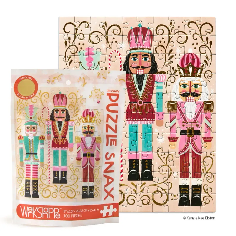 Nutcracker Trio 100 Piece Puzzle Snax | Stocking Stuffer