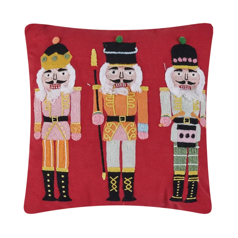 Boho Nutcracker Trio Pillow