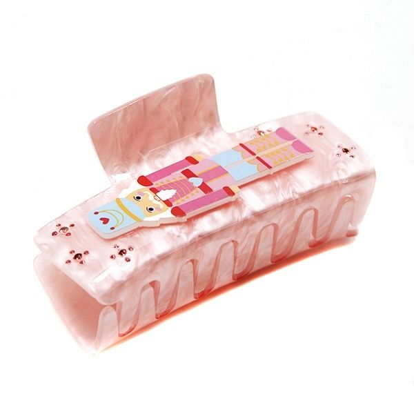 Pink Nutcracker Claw Clip