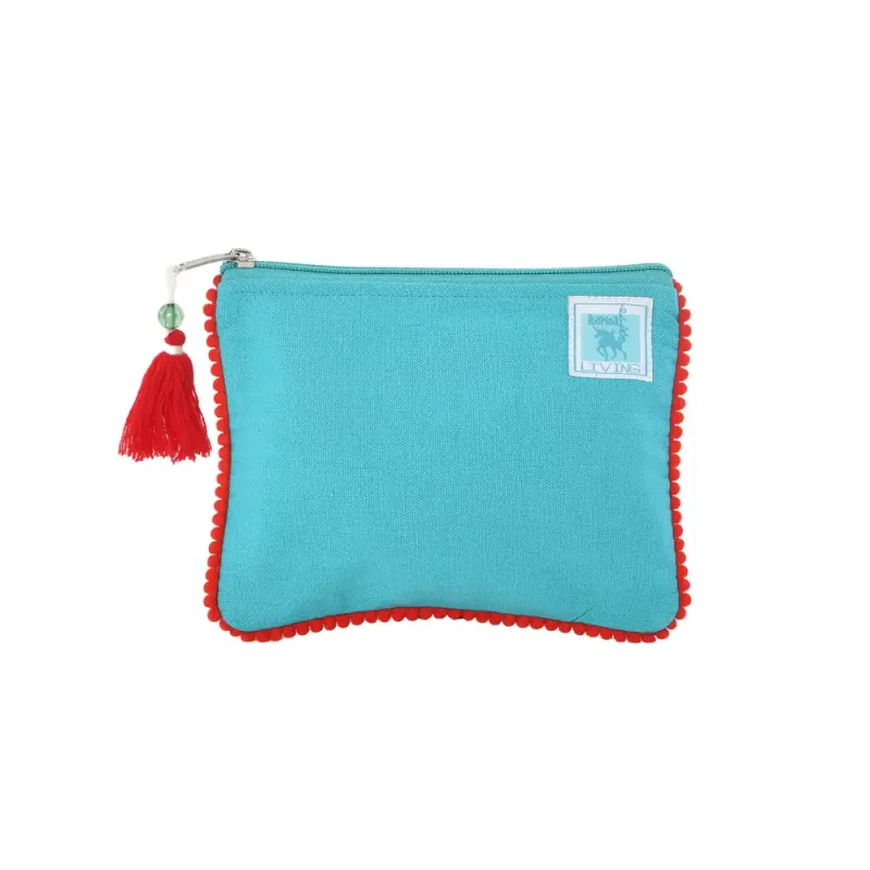 Velvet Nutcracker Pouch - Teal