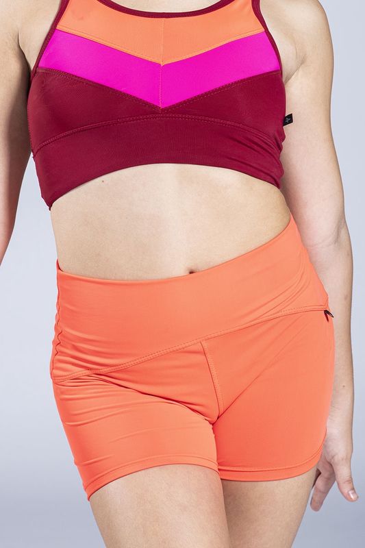 Illusion Shorts - Orange Crush