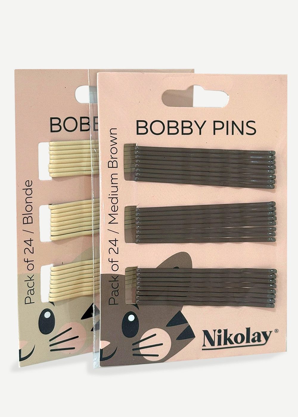 Nikolay Bobby Pins HA2006N, Color: Blonde