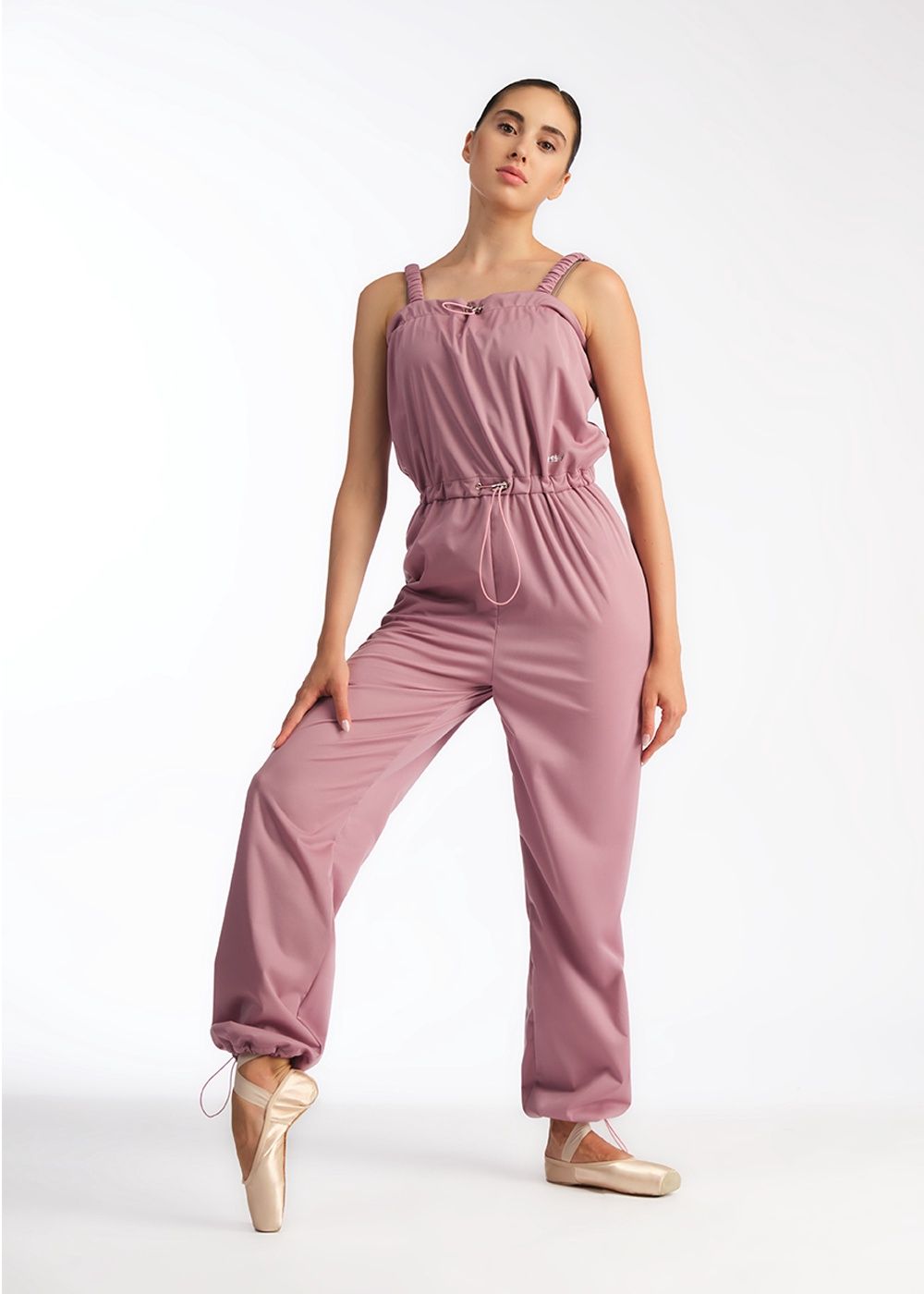 BOWIE-1 Ladies&#39; Warm-Up Unitard 0403N, Size: Girls&#39; 10/11, Color: Dusty Pink